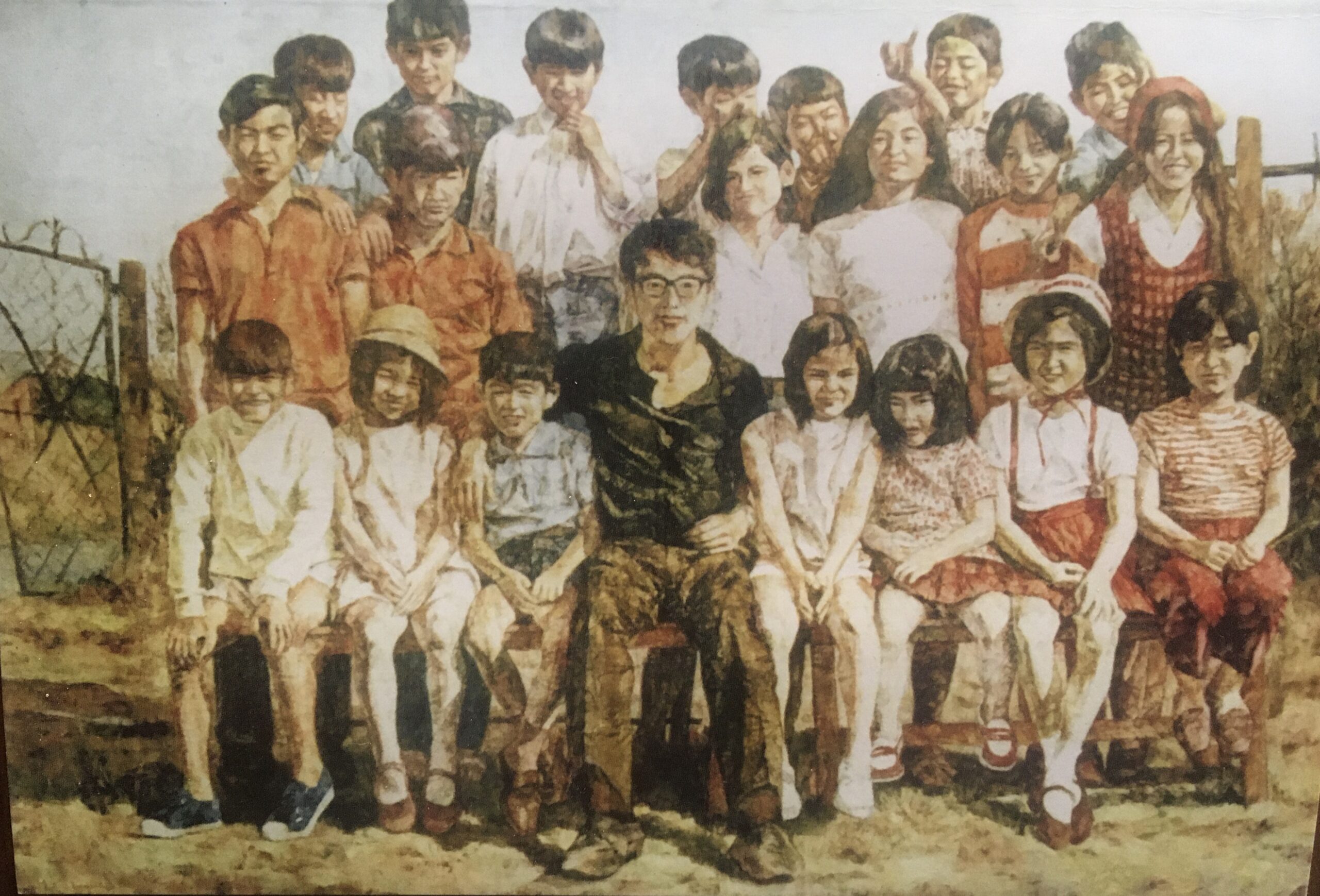 絵描きと生徒たち