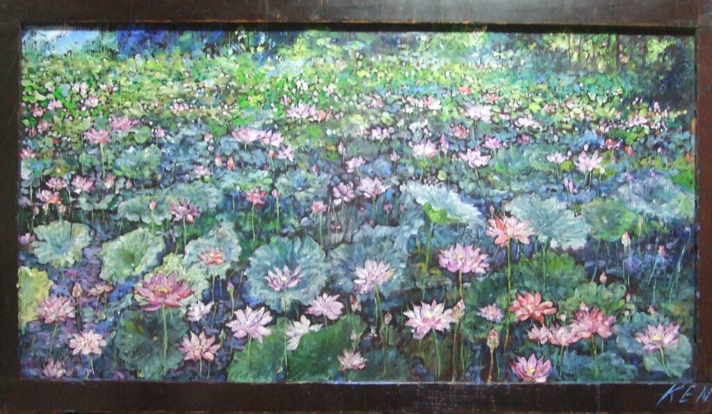 蓮と睡蓮は似ているようで、花の咲き方に違いがあります